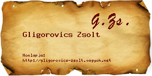 Gligorovics Zsolt névjegykártya