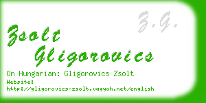 zsolt gligorovics business card